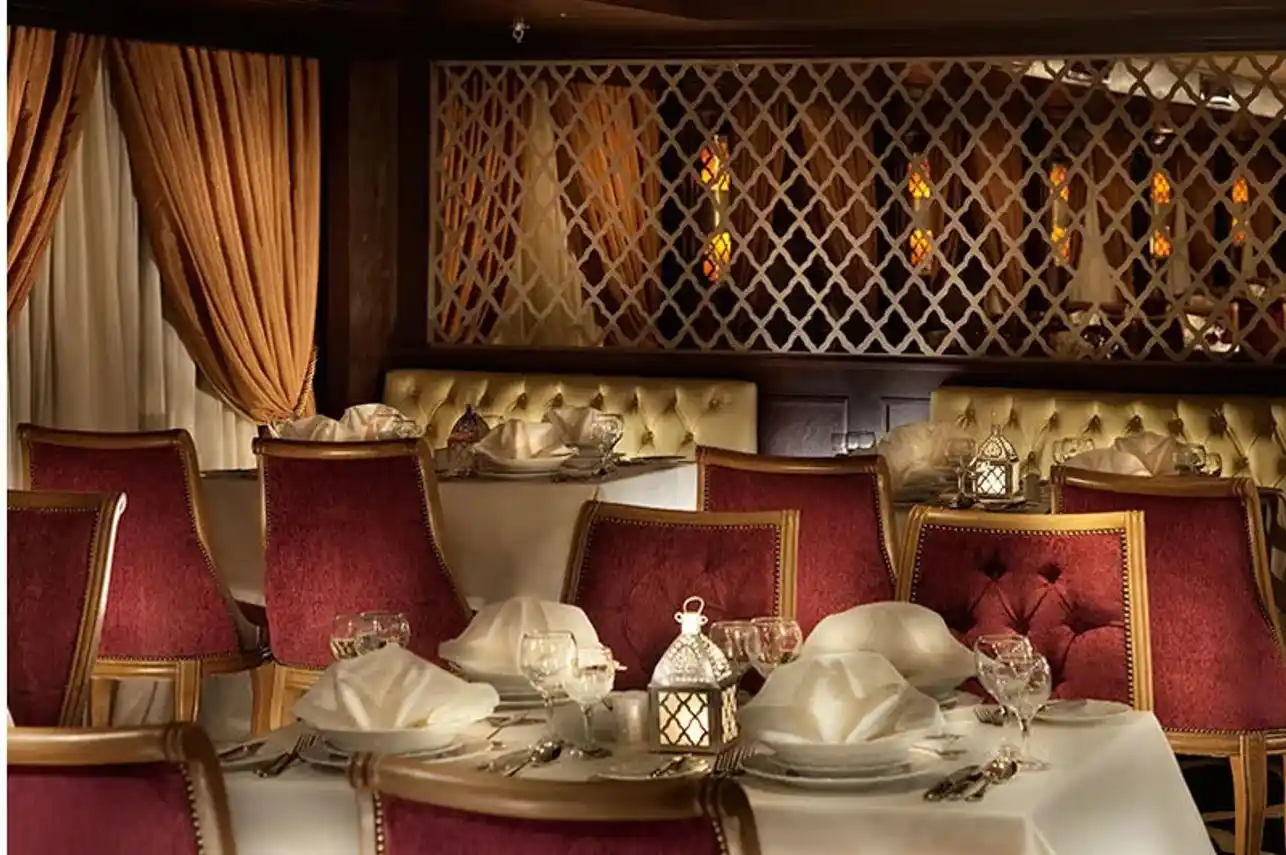 Restaurant aboard the Steigenberger Minerva Nile Cruise Nile cruise